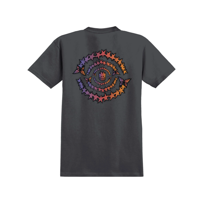 Spitfire Skate Like a Girl Swirl Tee (Charcoal)