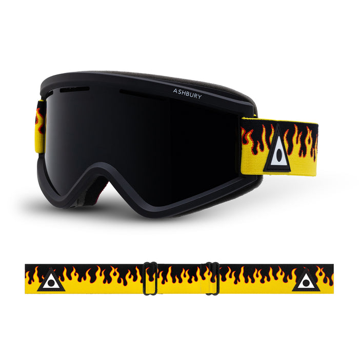 Ashbury Black Bird Yellow Flame