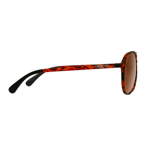 Cassette Apollo Sunglasses (Whiskey Tortoise, Polarized Brown Lens)