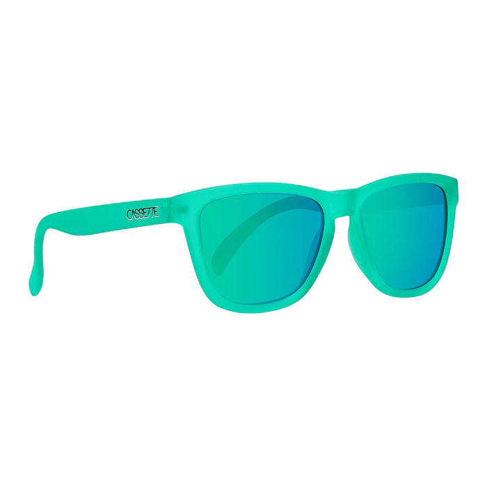 Cassette Easy Livin' Sunglasses (Green Heat, Green Mirror Lens)