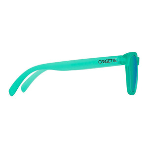 Cassette Easy Livin' Sunglasses (Green Heat, Green Mirror Lens)