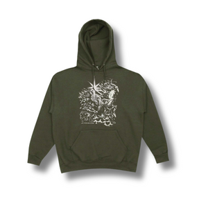 Limosine Hail Fail Hoodie (Army Green)