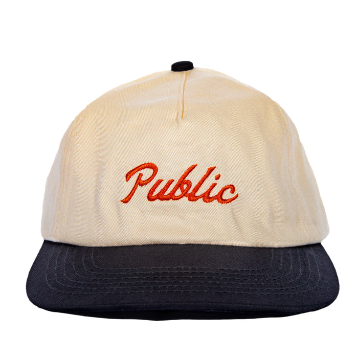 Public Event Hat - Cream/Black