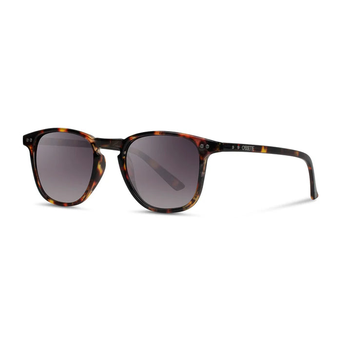 Cassette Standard Sunglasses (Whiskey Tortoise, Smoke Gradient Lens)