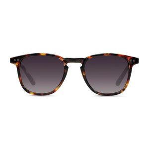 Cassette Standard Sunglasses (Whiskey Tortoise, Smoke Gradient Lens)