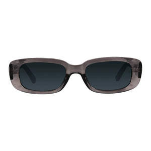 Cassette Soundtrack Sunglasses (Charcoal, Smoke Lens)