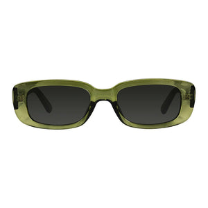 Cassette Soundtrack Sunglasses (Evergreen, Smoke Lens)