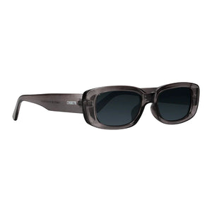 Cassette Soundtrack Sunglasses (Charcoal, Smoke Lens)