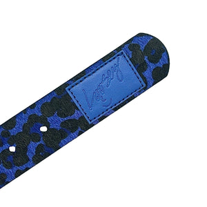 Loosey Stud Cheetah Belt (Blue)