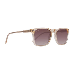 Cassette Playlist Sunglasses (Champagne, Polarized Gradient Tea Lens)