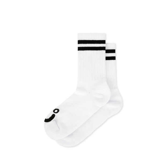 Polar Happy Sad Socks (White)