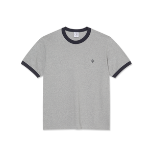 Polar Ringer Tee (Heather Grey, Navy)