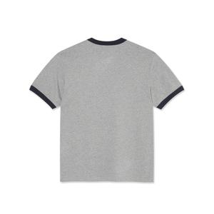 Polar Ringer Tee (Heather Grey, Navy)