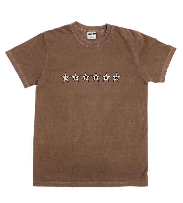 Jenkem 6 Star Tee (Burgundy)