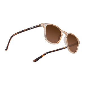 Cassette Standard Sunglasses (Champagne Tortoise, Brown Lens)