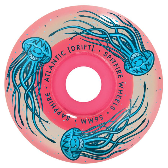 Spitfire X Atlantic Drift Sapphire 56mm 90 Duro Wheels