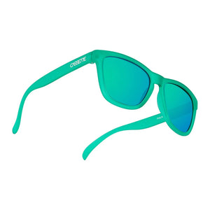 Cassette Easy Livin' Sunglasses (Green Heat, Green Mirror Lens)