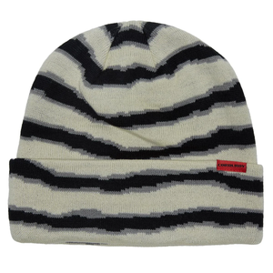 Corduroy Ripped Stripe Beanie