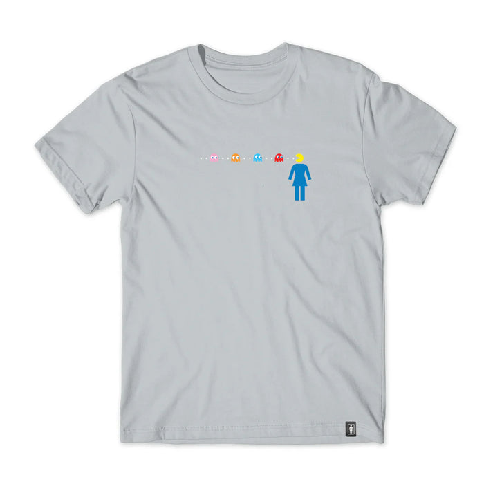 Girl OG Pac-Man Maze Tee (Silver)