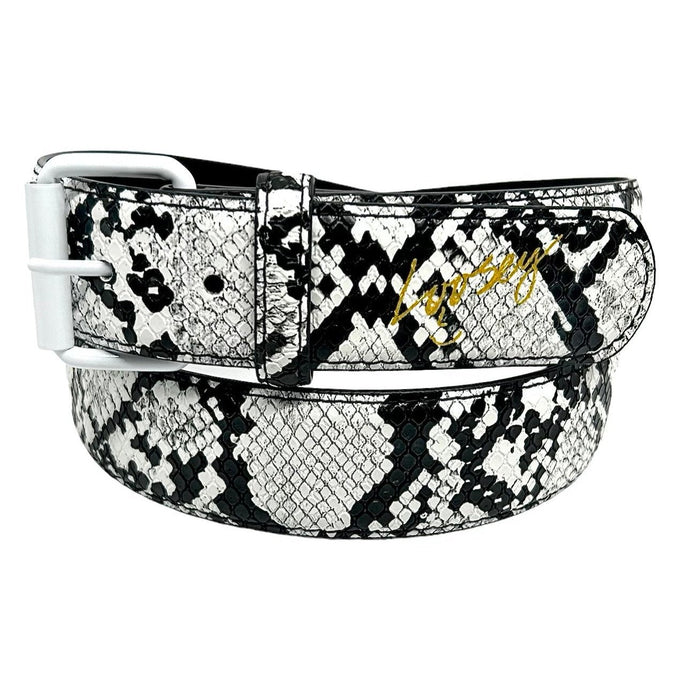 Loosey Slither Belt (White)