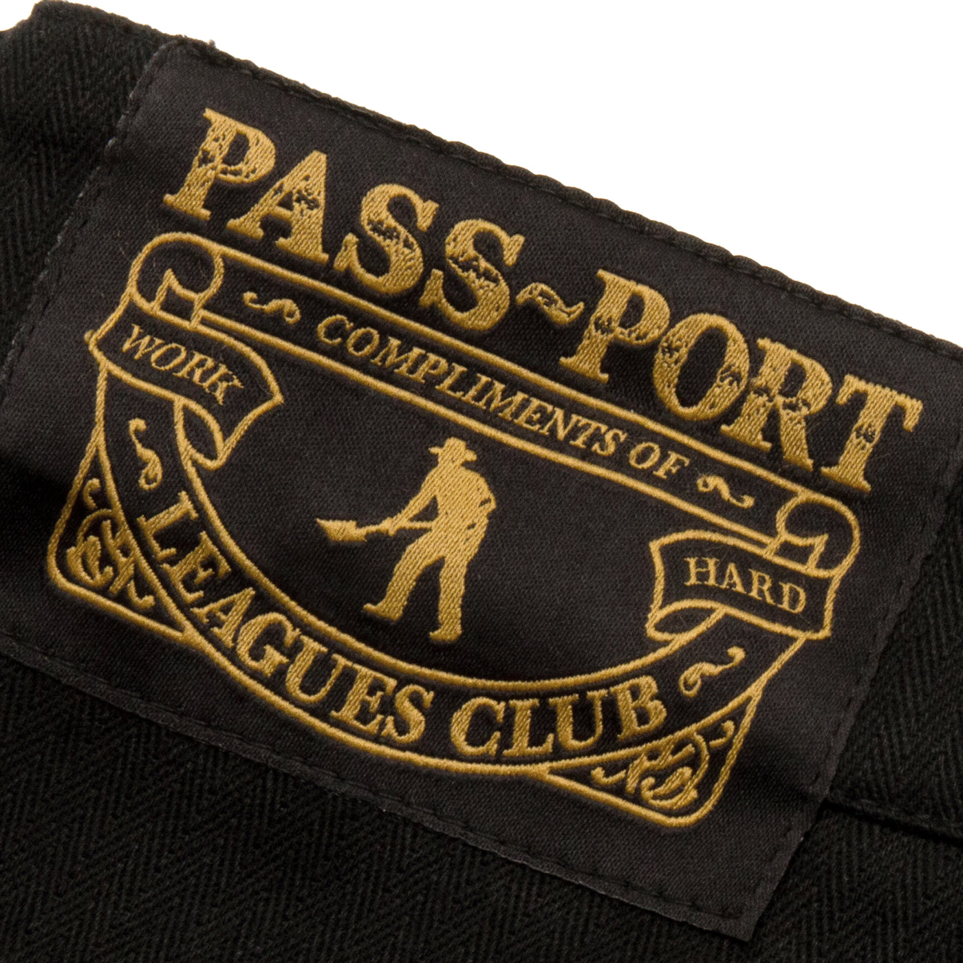 Pass~Port League Club Pant (Black) – Crossroads Skateshop